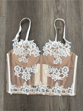 Victorias Secret Lace Corset Bra Top NWOT